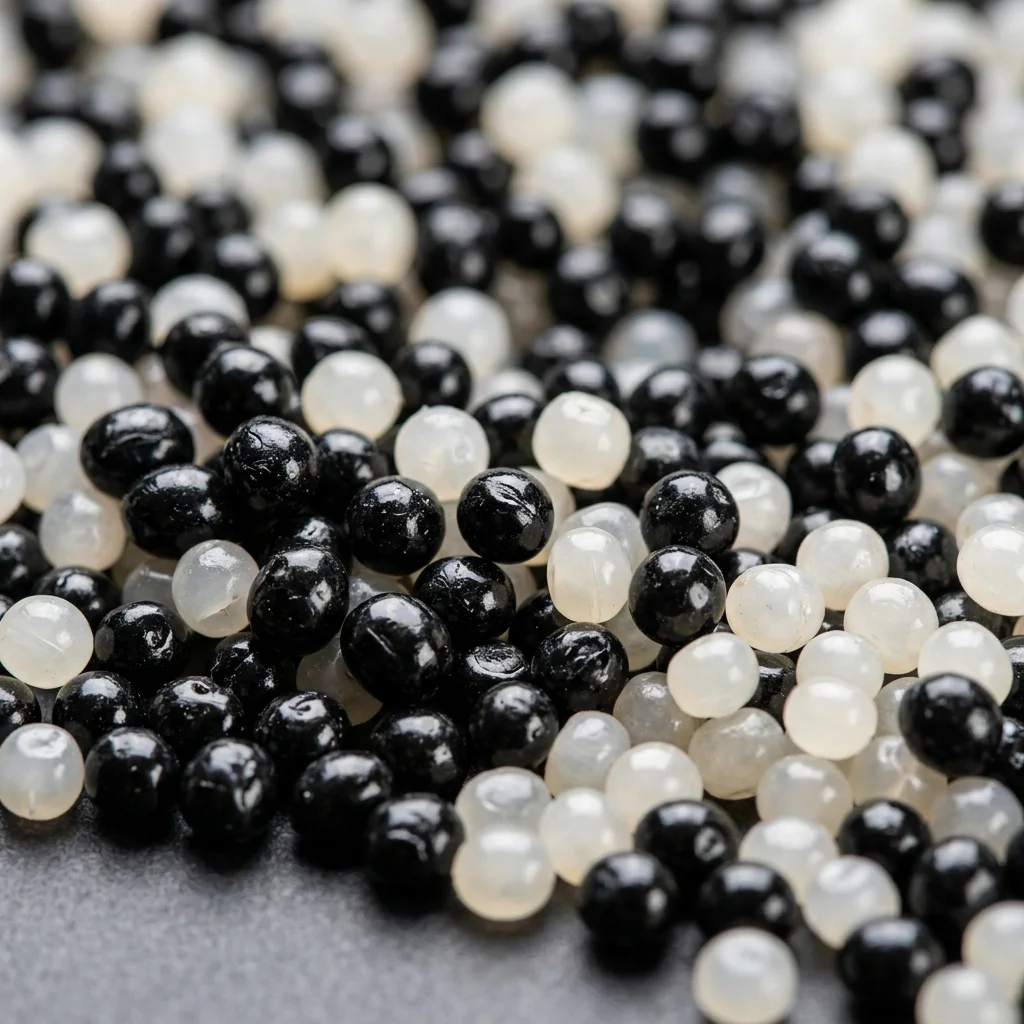 High-quality reprocessed plastic granules