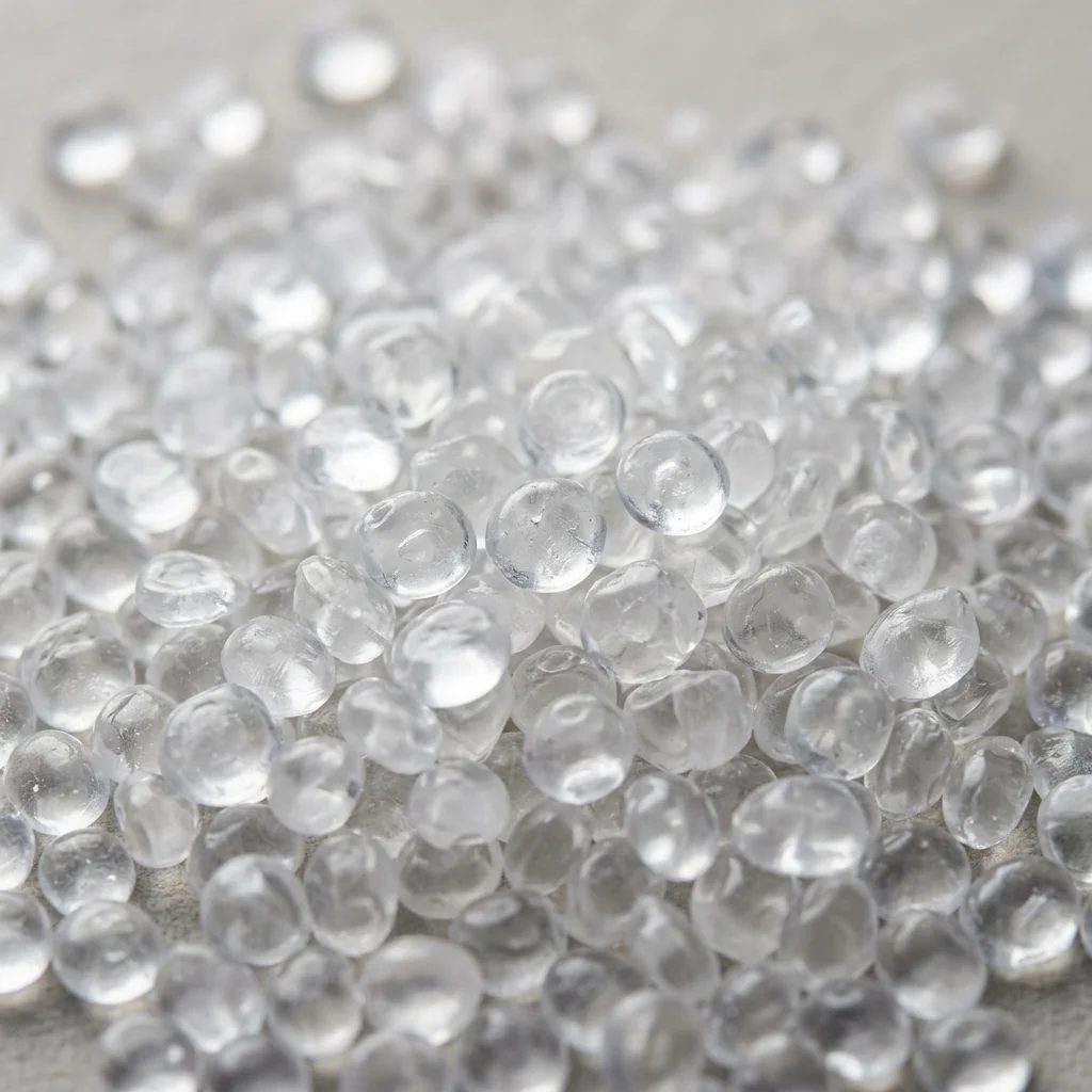 Recycled low-density polyethylene LDPE granules